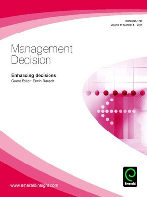 cover image of Management Decision, Volume 49, Issue 5